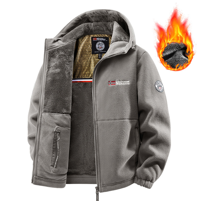Winter Clothing Norway - Men's Winter Jacket Large Size Thick