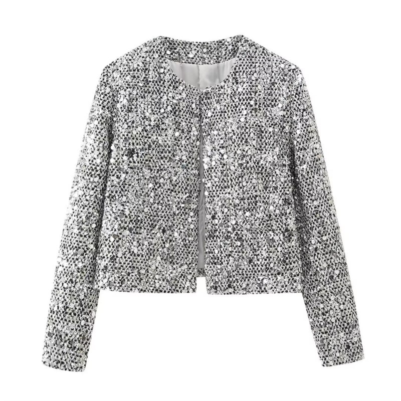 Party Club chic shiny Blazer s - đánh giá và giá Winter Clothing Dress Up