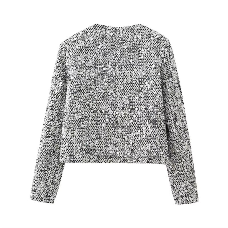 Party Club chic shiny Blazer s - đánh giá và giá Winter Clothing Dress Up