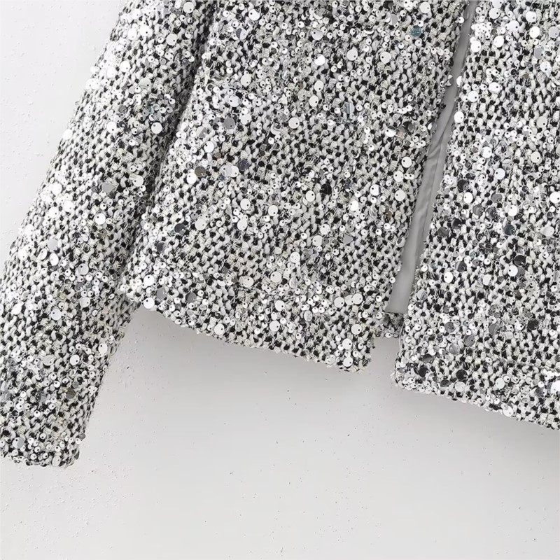 Party Club chic shiny Blazer s - đánh giá và giá Winter Clothing Dress Up