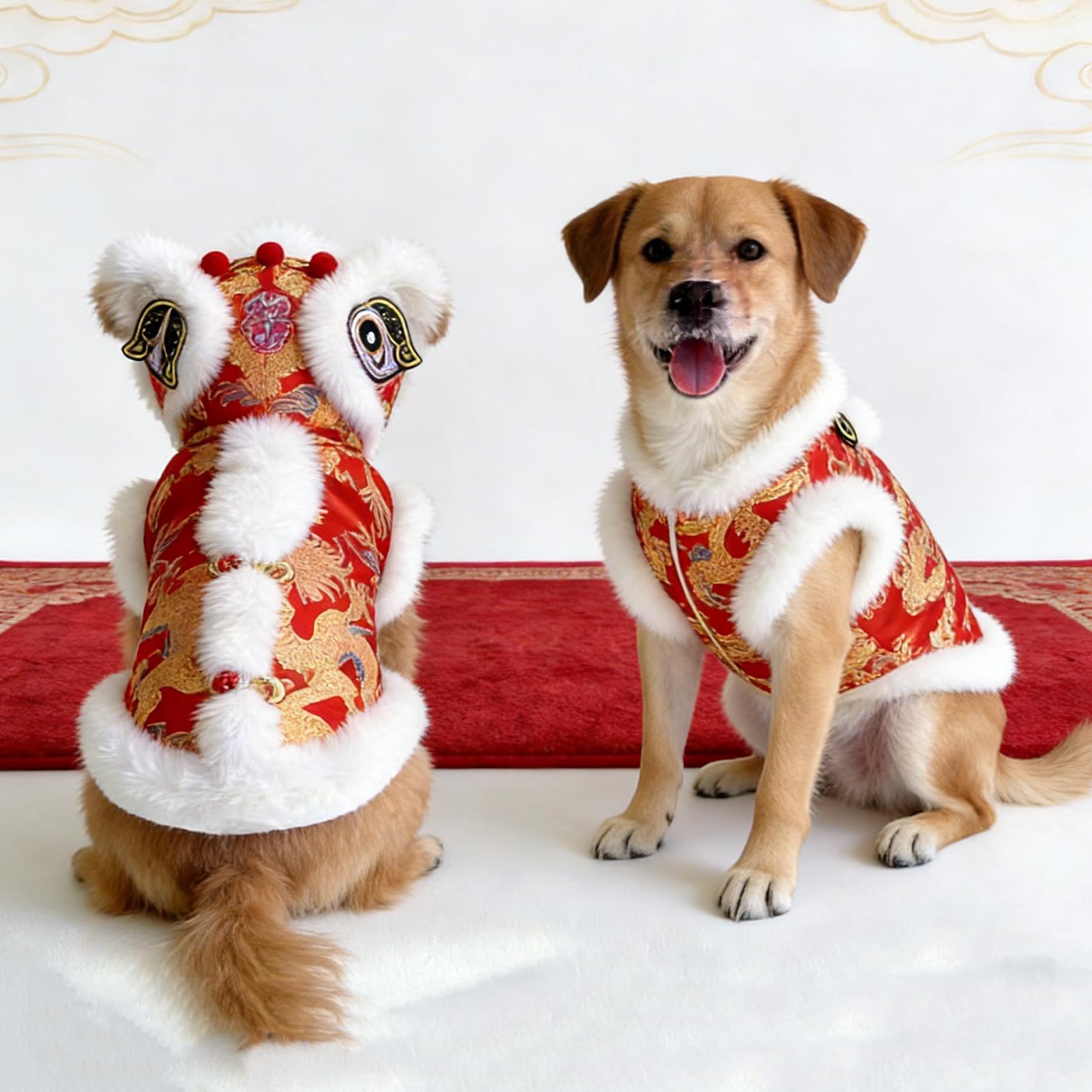 Lion Dance Cat Costume Winter  - đánh giá và giá Winter Clothing Dress Up