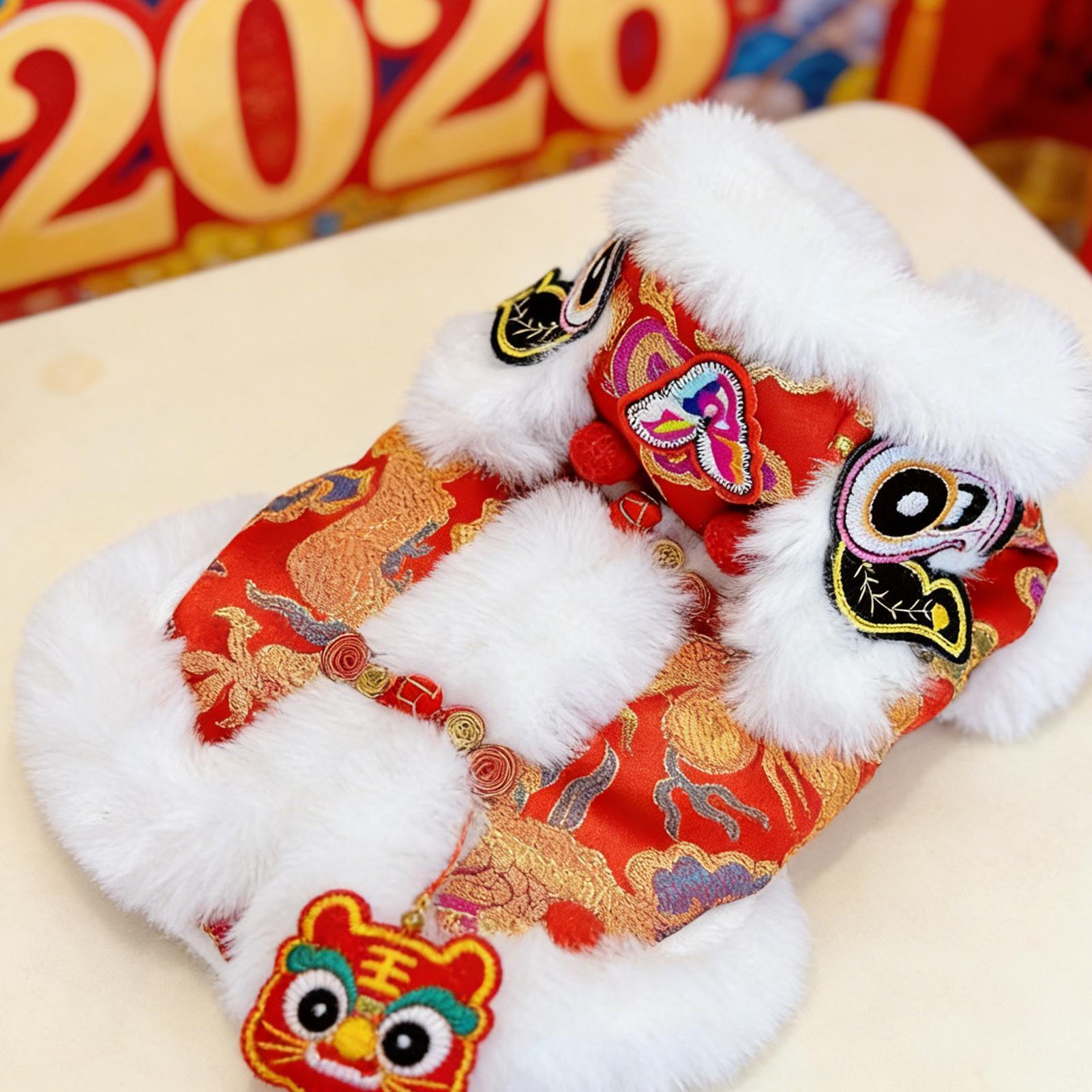 Lion Dance Cat Costume Winter  - đánh giá và giá Winter Clothing Dress Up