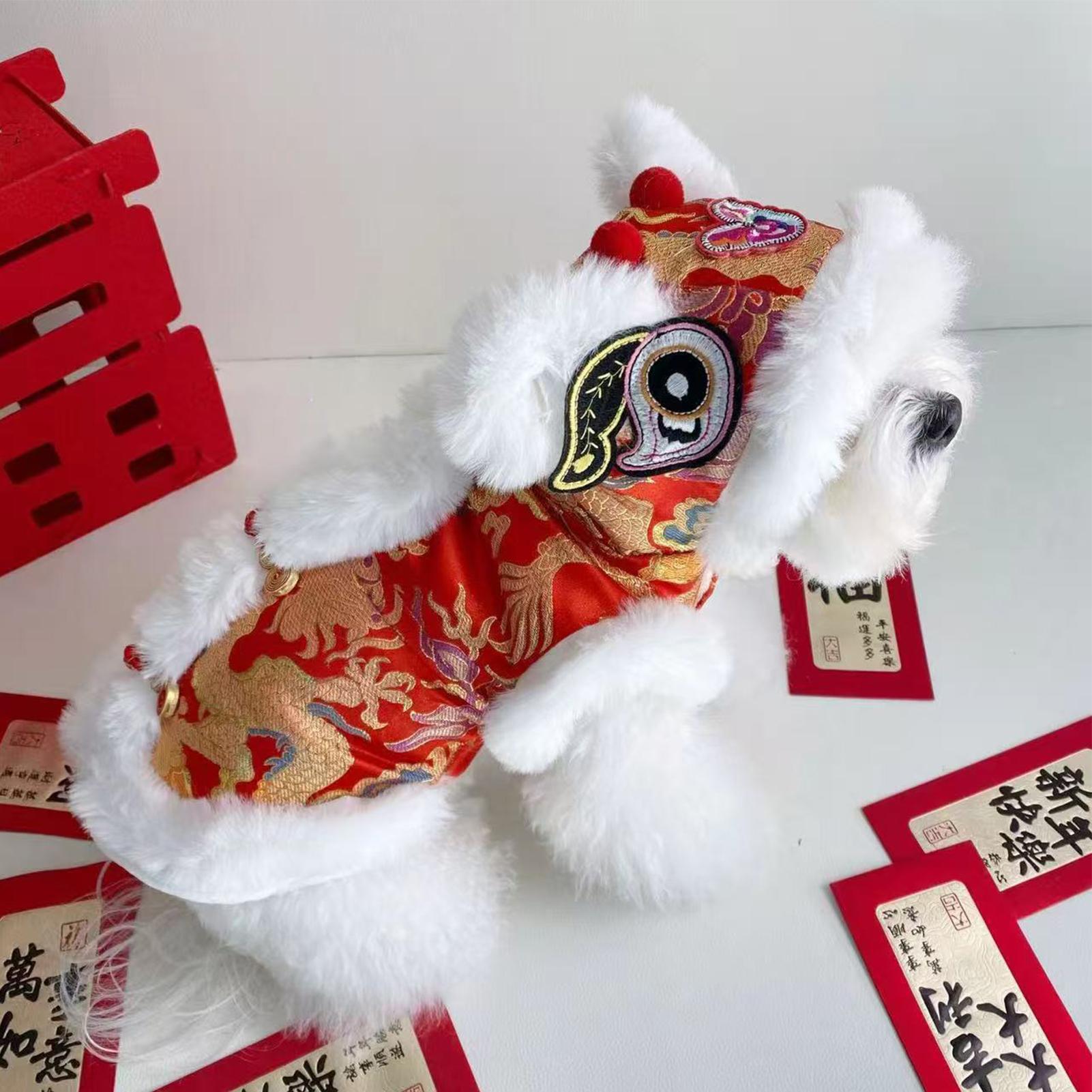 Lion Dance Cat Costume Winter  - đánh giá và giá Winter Clothing Dress Up