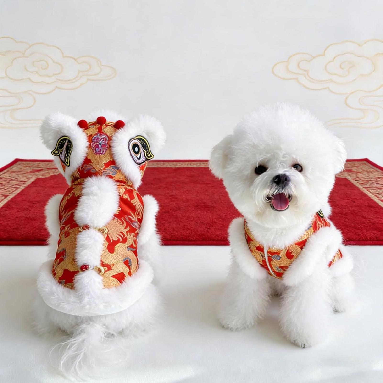 Lion Dance Cat Costume Winter  - đánh giá và giá Winter Clothing Dress Up