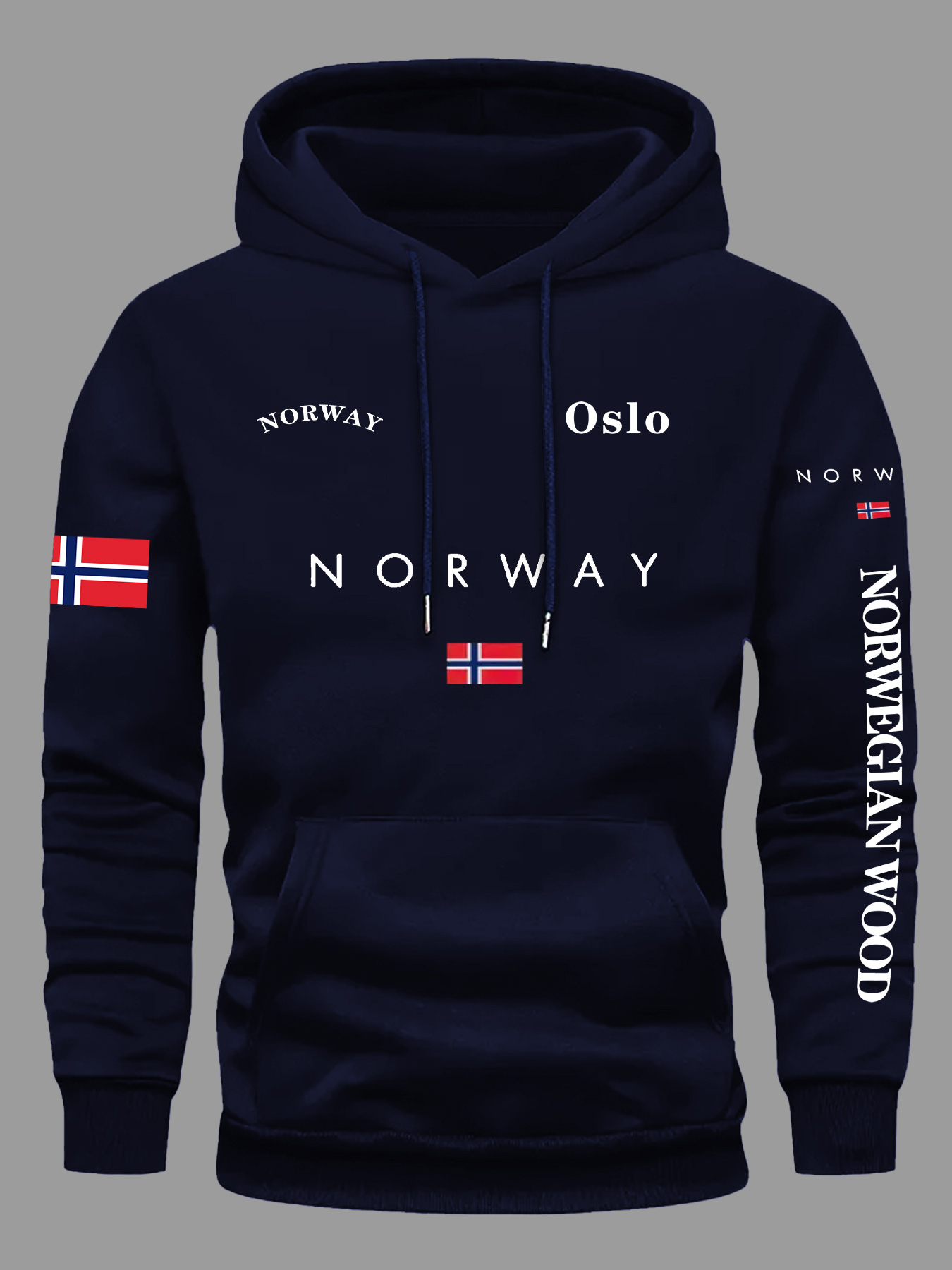 NORWAY Flag Hoodies Men Women  - đánh giá và giá Winter Clothing Norway