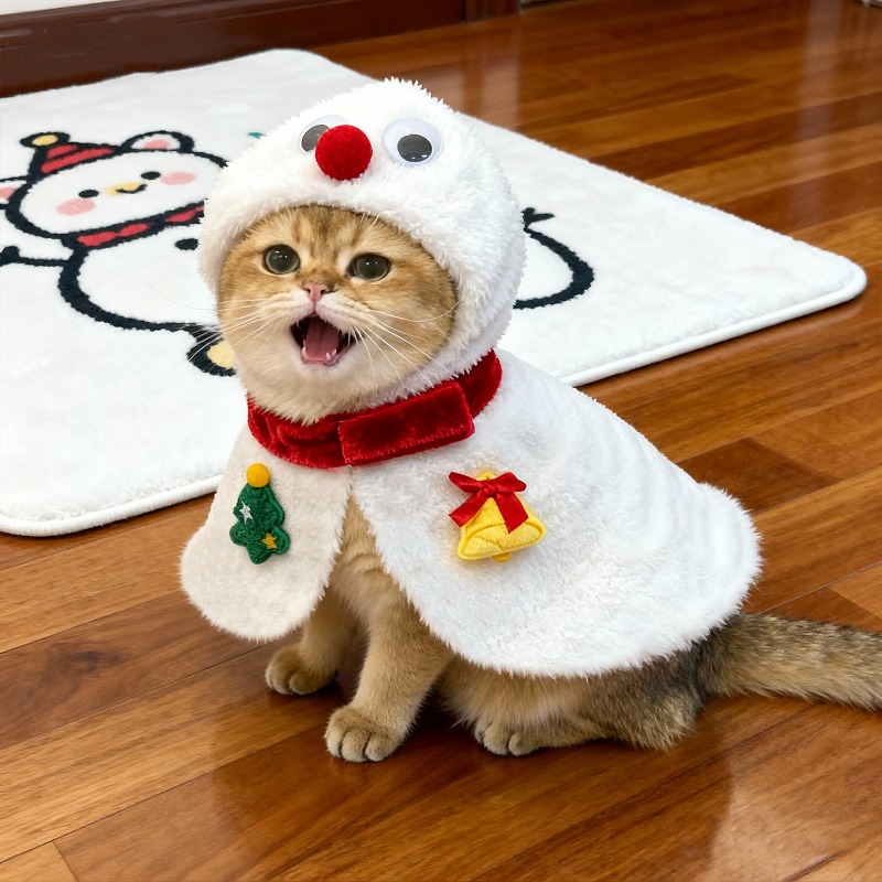 Cat Christmas Cloak Winter Pet - đánh giá và giá Winter Clothing Dress Up