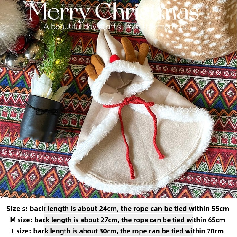 Cat Christmas Cloak Winter Pet - đánh giá và giá Winter Clothing Dress Up