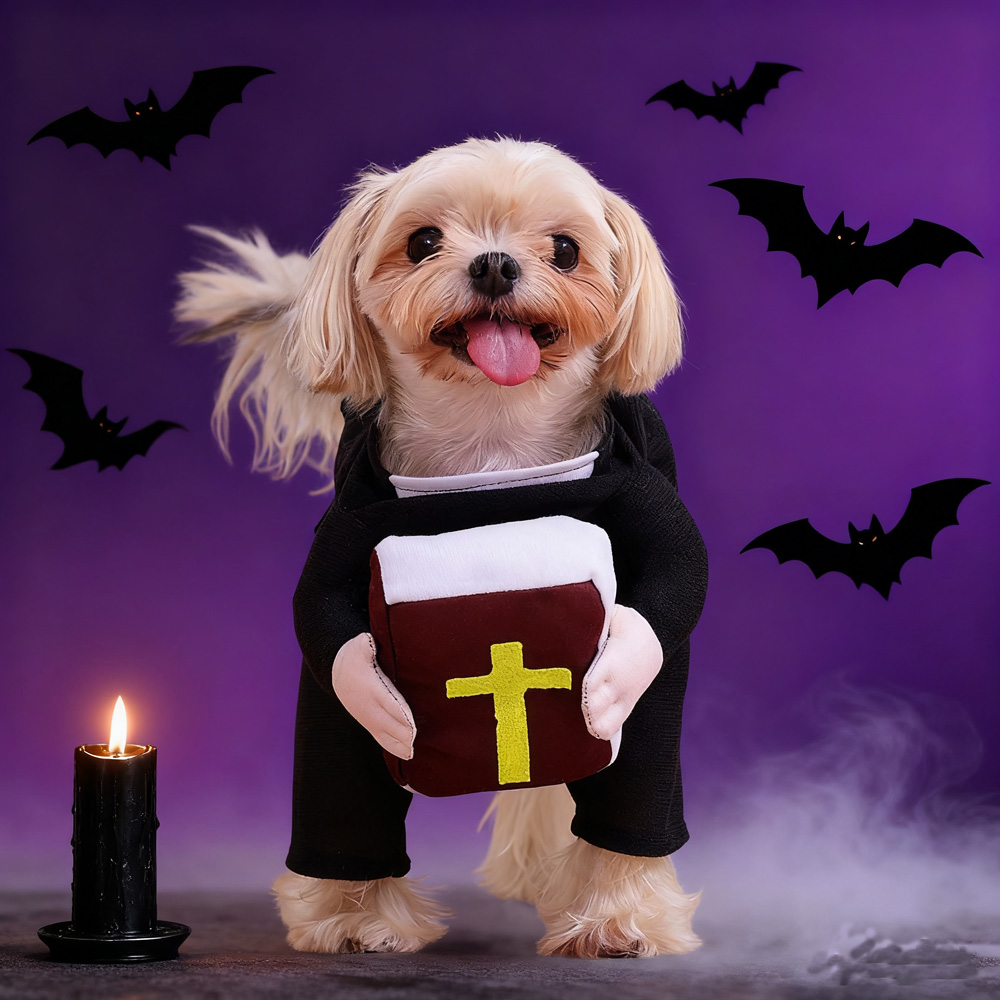 Funny Halloween Pet Dog Cospla - đánh giá và giá Winter Clothing Dress Up