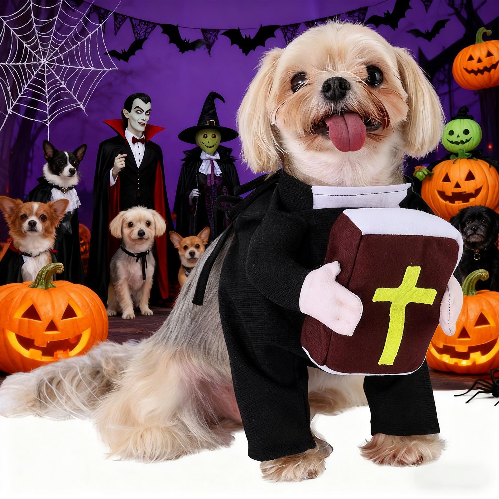 Dog Cosplay Costume Funny Dog  - đánh giá và giá Winter Clothing Dress Up